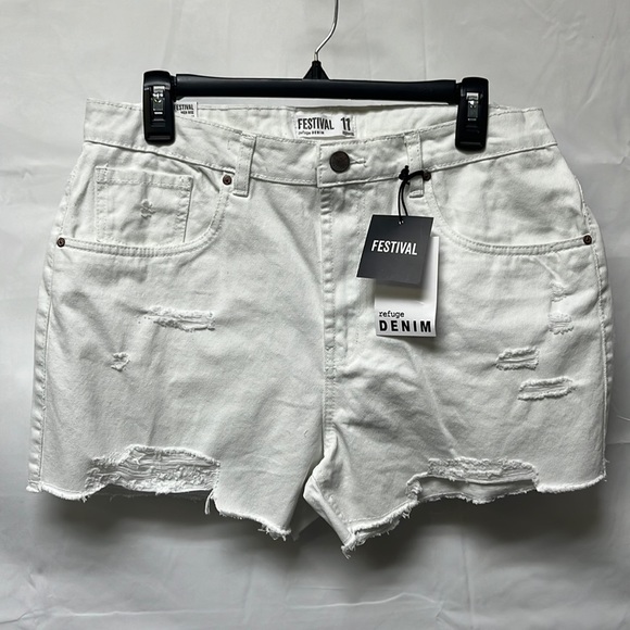 refuge Pants - REFUGE High Rise Shorts.